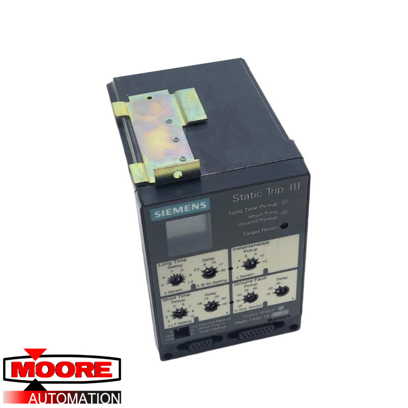 SIEMENS | RMS-TSG-TZ-C | Static Trip lll trip units