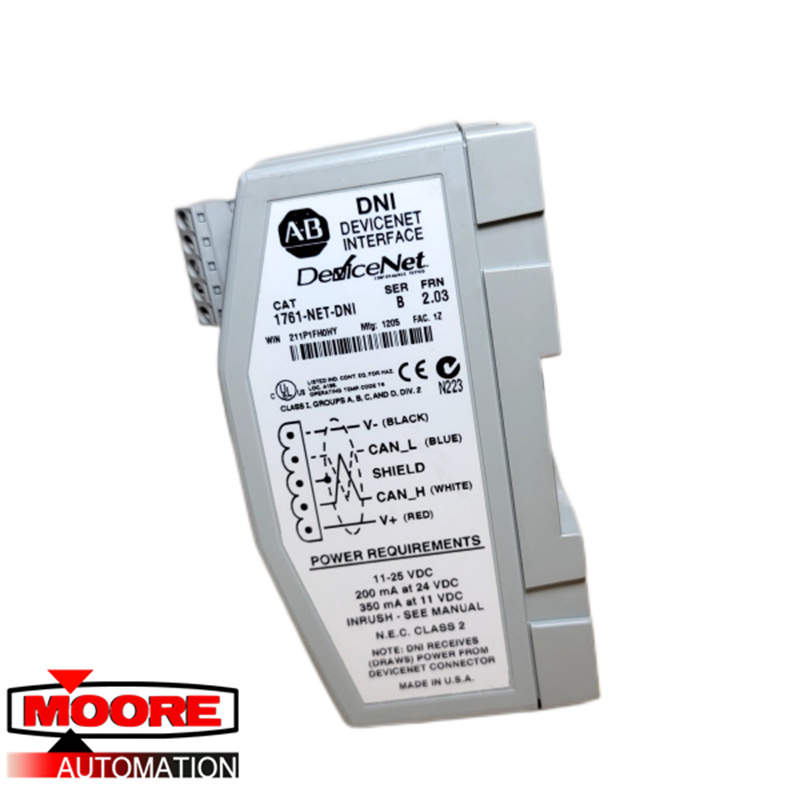 AB | 1761-NET-DNI | MicroLogix and SLC Communication Adaptor