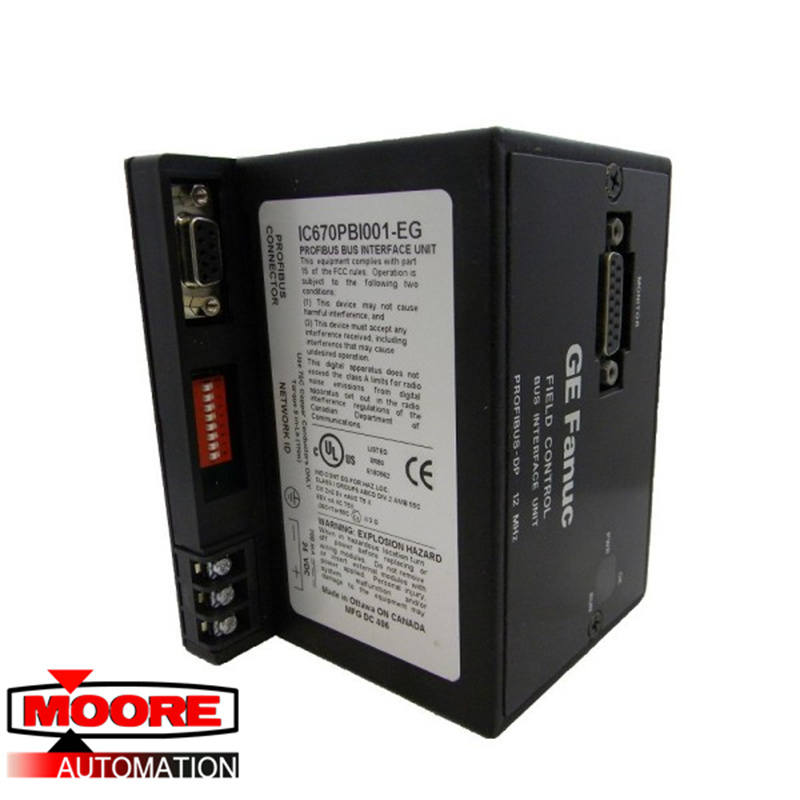 GE | IC670PBI001 | Profibus Bus Interface Unit