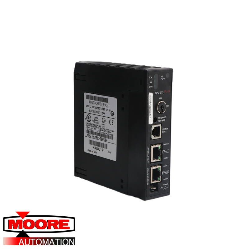 GE | IC693CPU372 | CPU MODULE W/ ETHERNET