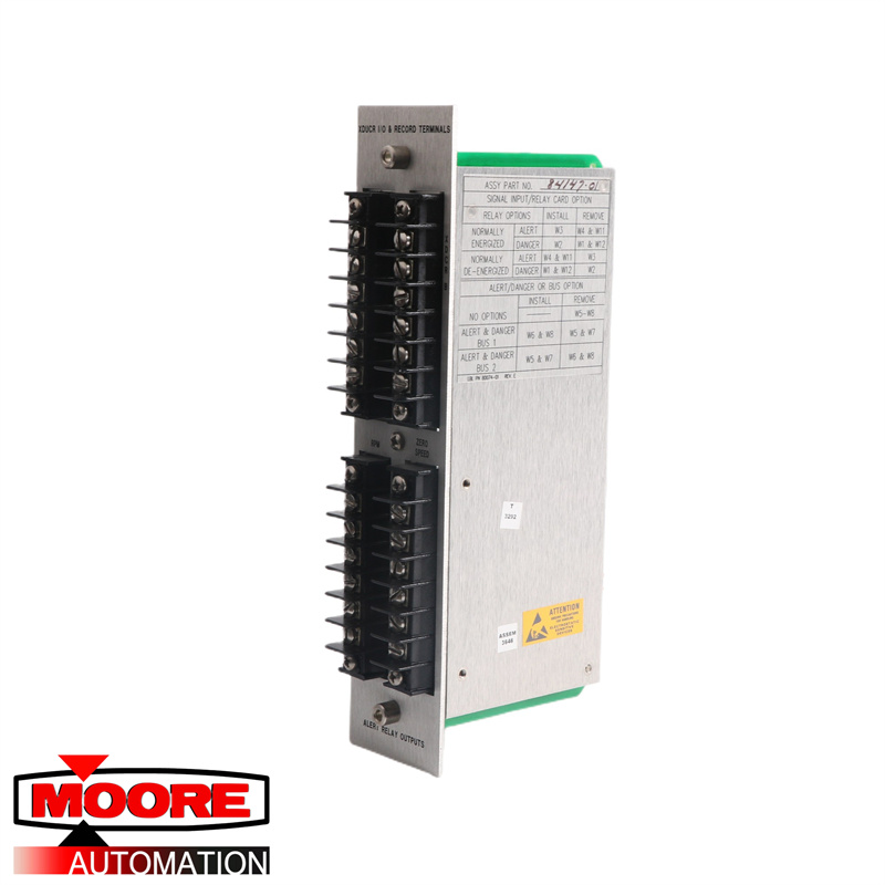 BENTLY NEVADA | 84147-01 | XDCR I/O Record Terminal