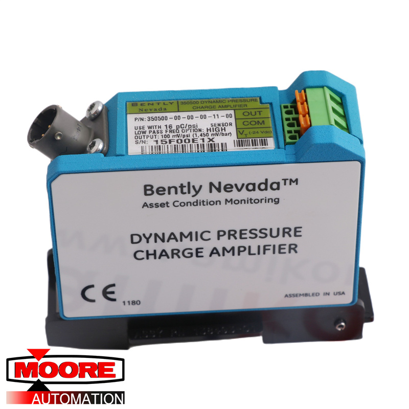 BENTLY NEVADA | 350500-00-00-00-11-00 | Dynamic Pressure Charge Amplifier