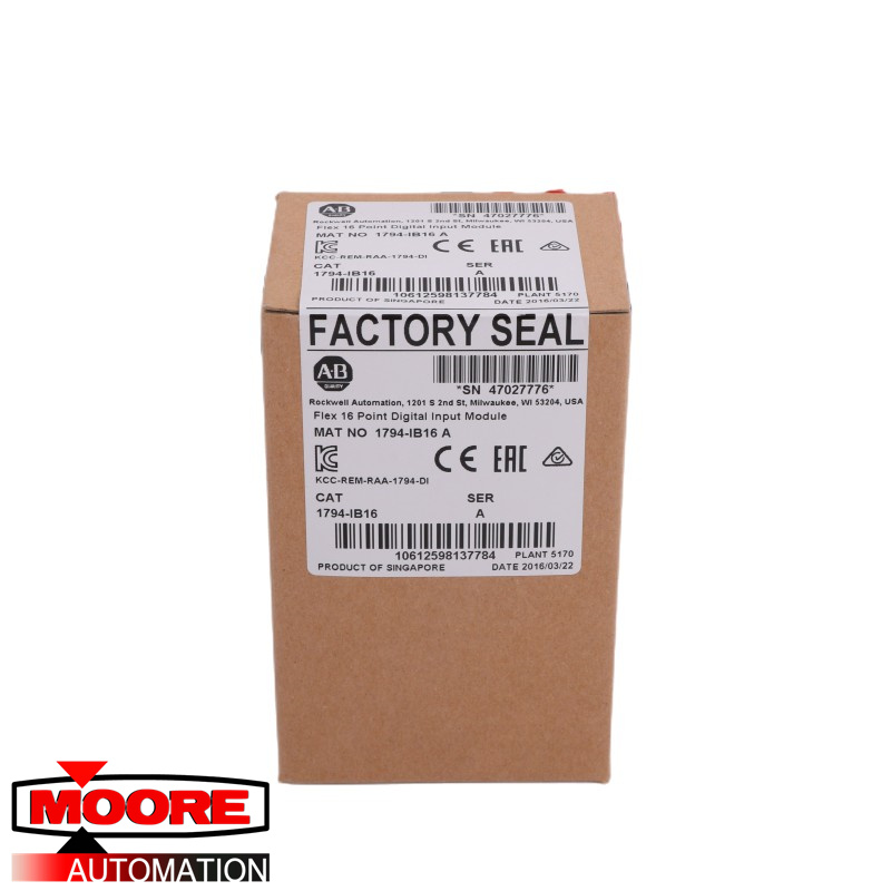 AB | 1794-IB16 | Flex 16 Point Digital Input Module