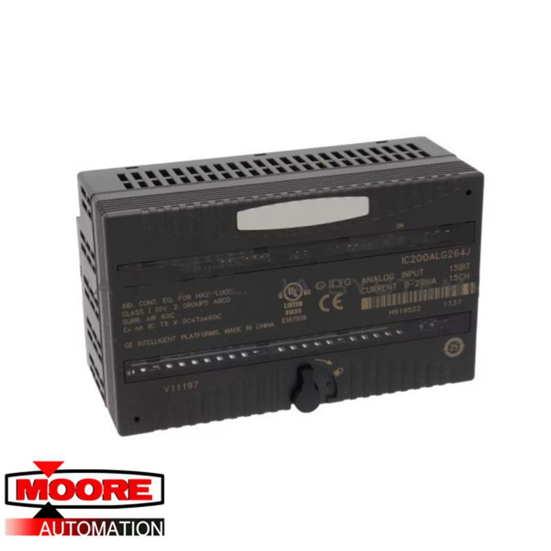 GE | IC200ALG264 | Analog input 15 bit current 15 channel