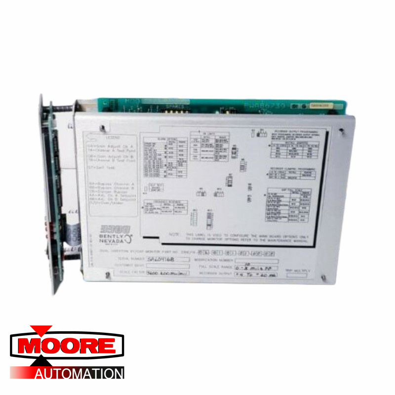 BENTLY NEVADA | 3300/16 | Dual Vibration Monitor Module