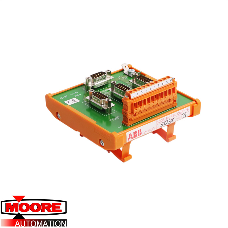 ABB | CMA136 3DDE300416 | Generator Relay Terminal Board