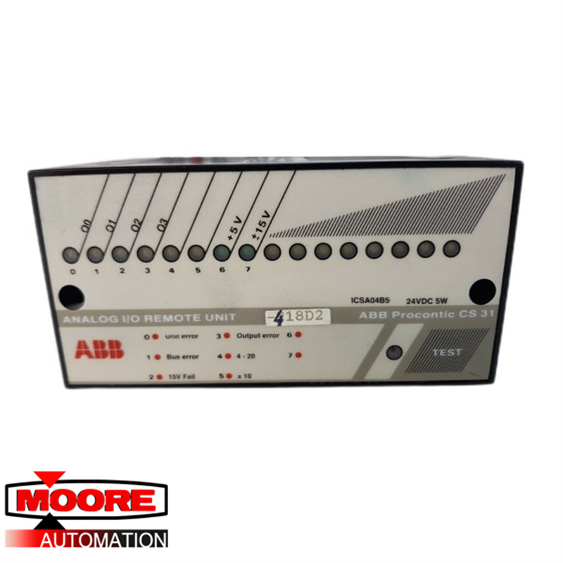 ABB | ICSA04B5 | Analog Output Unit - 24 Vdc