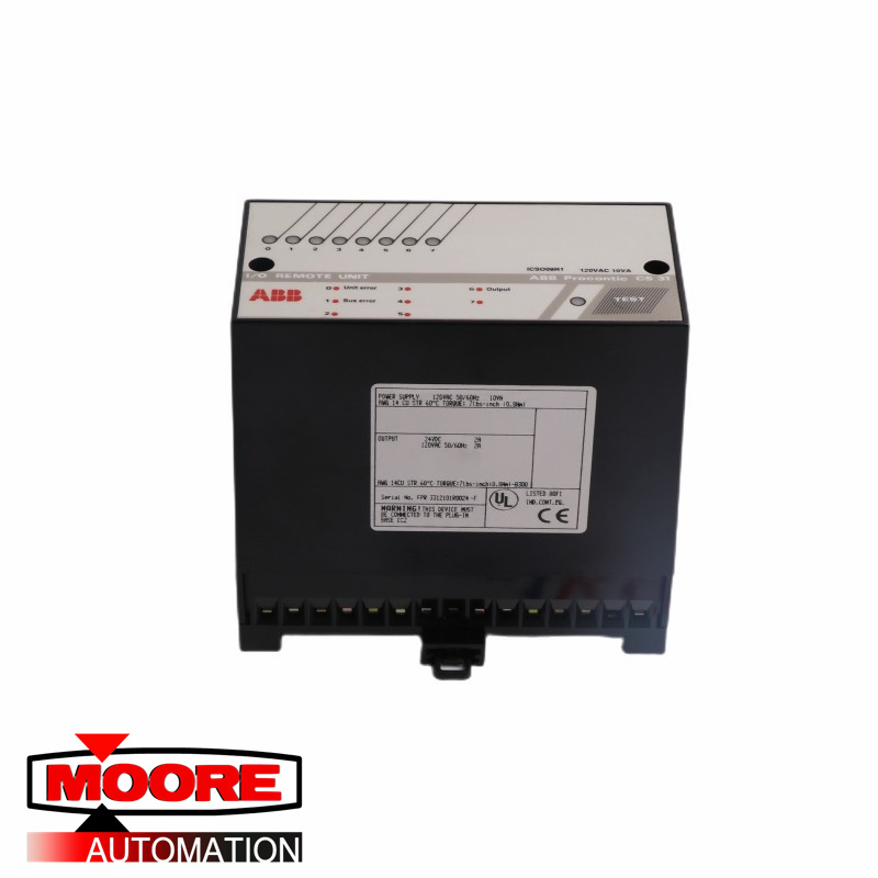 ABB  CS31 ICSO08R1 FPR3312101R0024  Binary Output Unit
