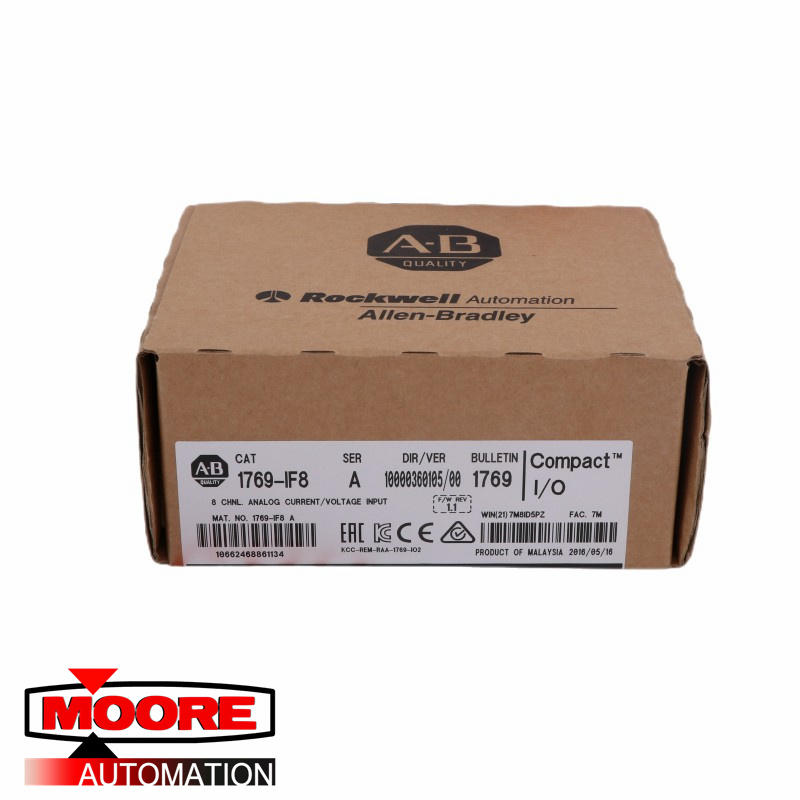 AB  1769-IF8  CompactLogix 8 Pt Analog Input Module