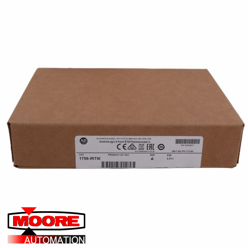 AB  1756-IRT8I  ControlLogix 8 Point RTD/Thermocouple In