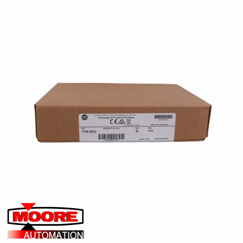 AB  1756-IB32  ControlLogix 32 Pt 12/24V DC D/I Module