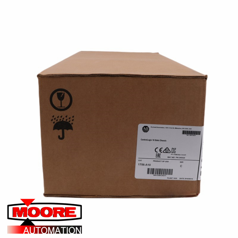 AB  1756-A10  ControlLogix 10 Slots Chassis