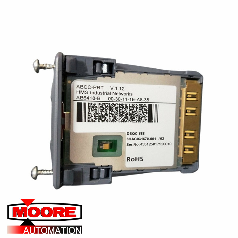 ABB  DSQC688 3HAC031670-001  Profibus Board