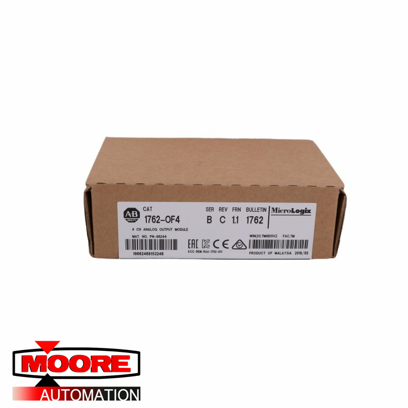 AB  1762-OF4  MicroLogix 4 Point Analog Output Module