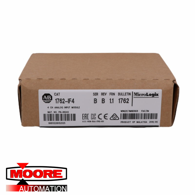 AB  1762-IF4  MicroLogix 4 Point Analog Input Module