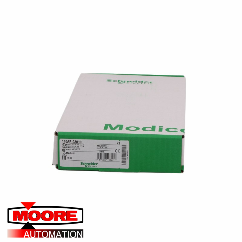 Schneider Electric  140ARI03010  MODULE RTD IN 8CH 2,3,4 WIRE