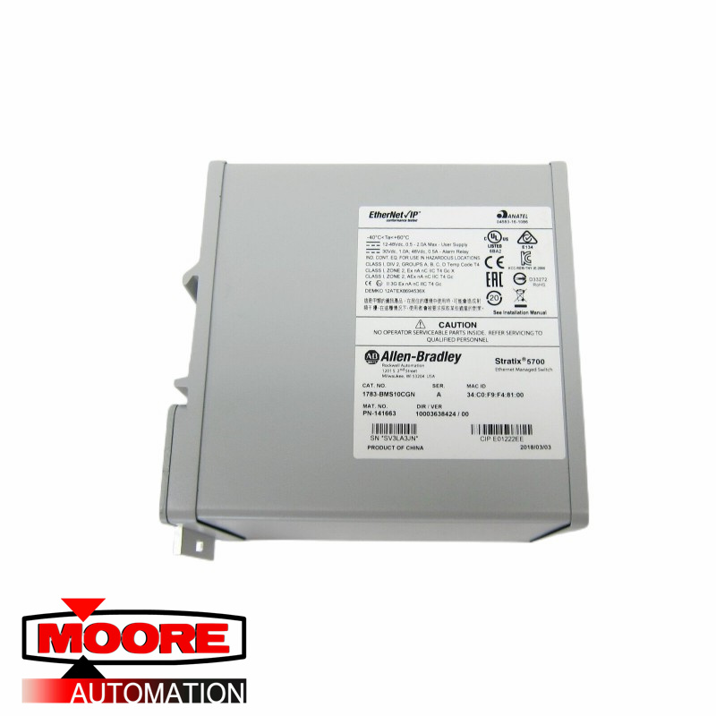 AB  1783-BMS10CGN   Stratix 5700 10 Port Managed Switch