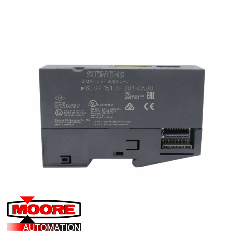 SIEMENS  6ES7151-8FB01-0AB0  PN/DP CPU