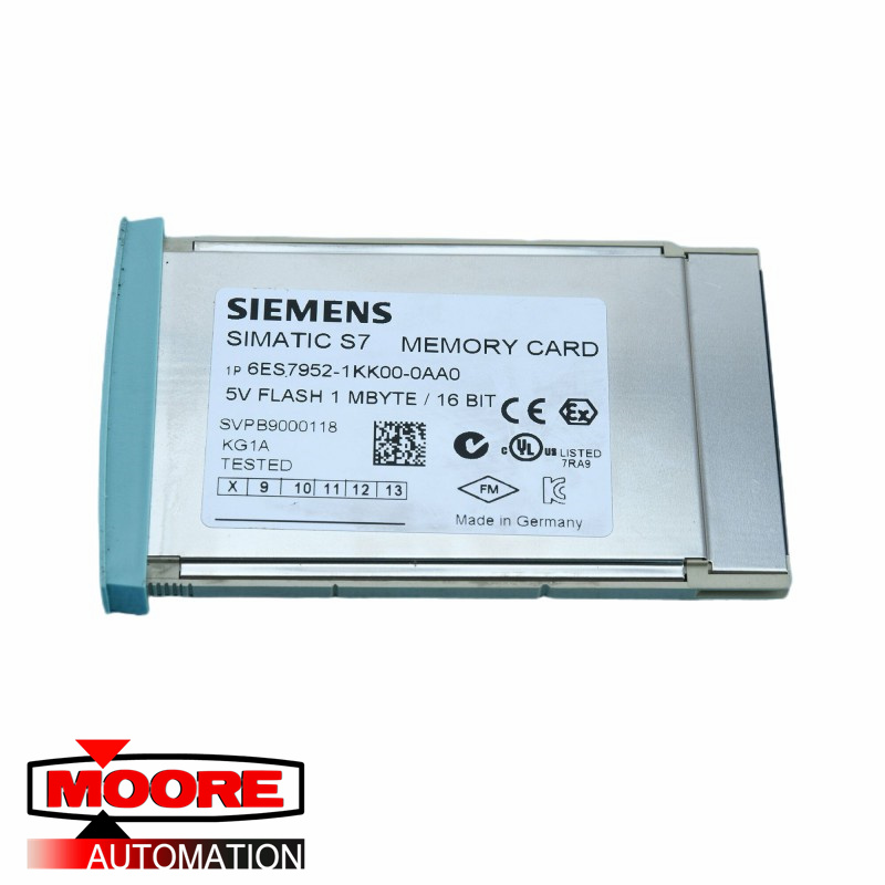 SIEMENS  6ES7952-1KK00-0AA0  MC 952 Flash Card - 1 MB
