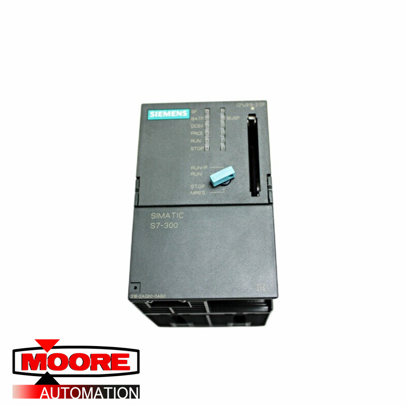SIEMENS  6ES7316-2AG00-0AB0  CPU 316-2DP Processor Modulel