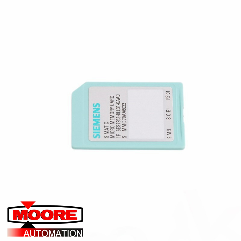 SIEMENS  6ES7953-8LL31-0AA0  Micro Memory Card - 2MB