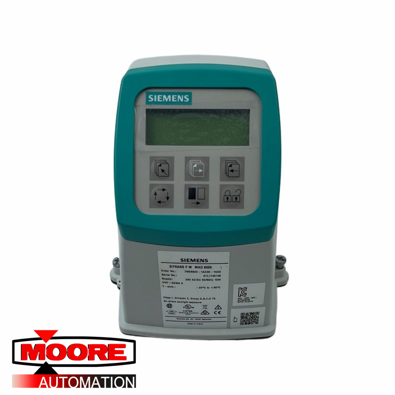 SIEMENS  7ME6920-1AA30-1AA0  Flow Meter
