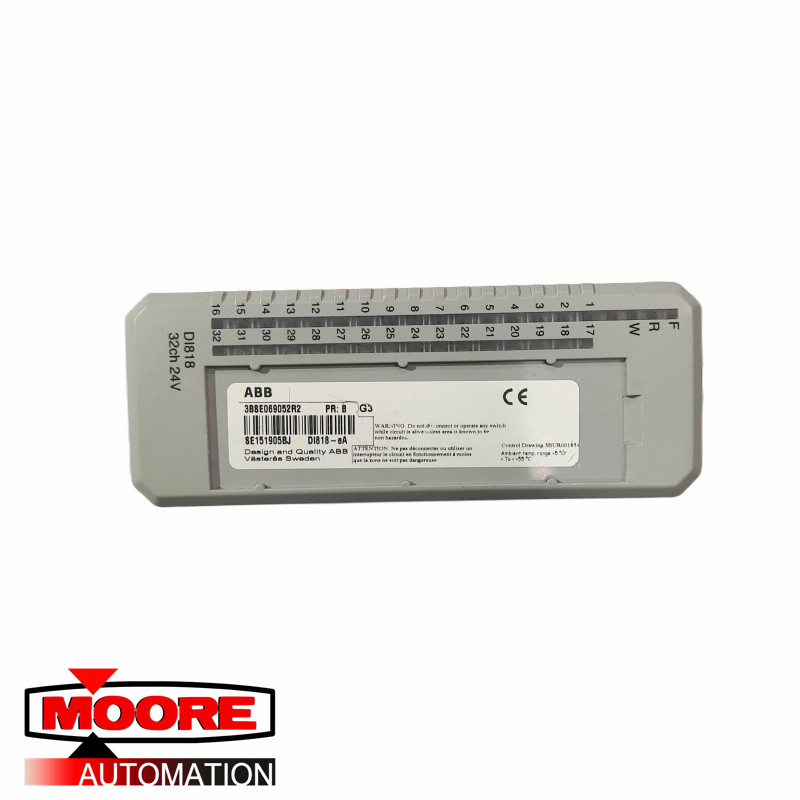 ABB  DI818 3BSE069052R1  Digital Input Module
