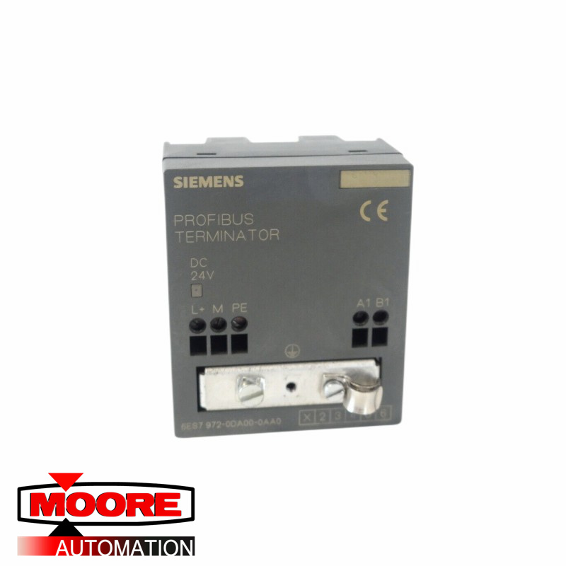 SIEMENS  6ES7972-0DA00-0AA0  Profibus Terminator 24V