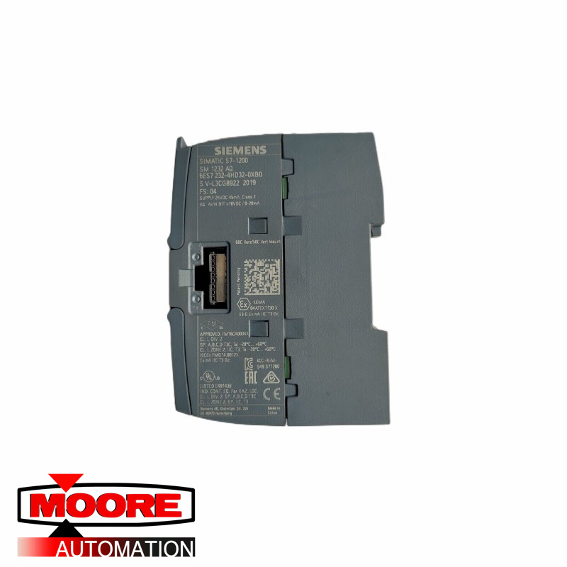 SIEMENS  6ES7232-4HD32-0XB0  SM 1232 Analog Output Module