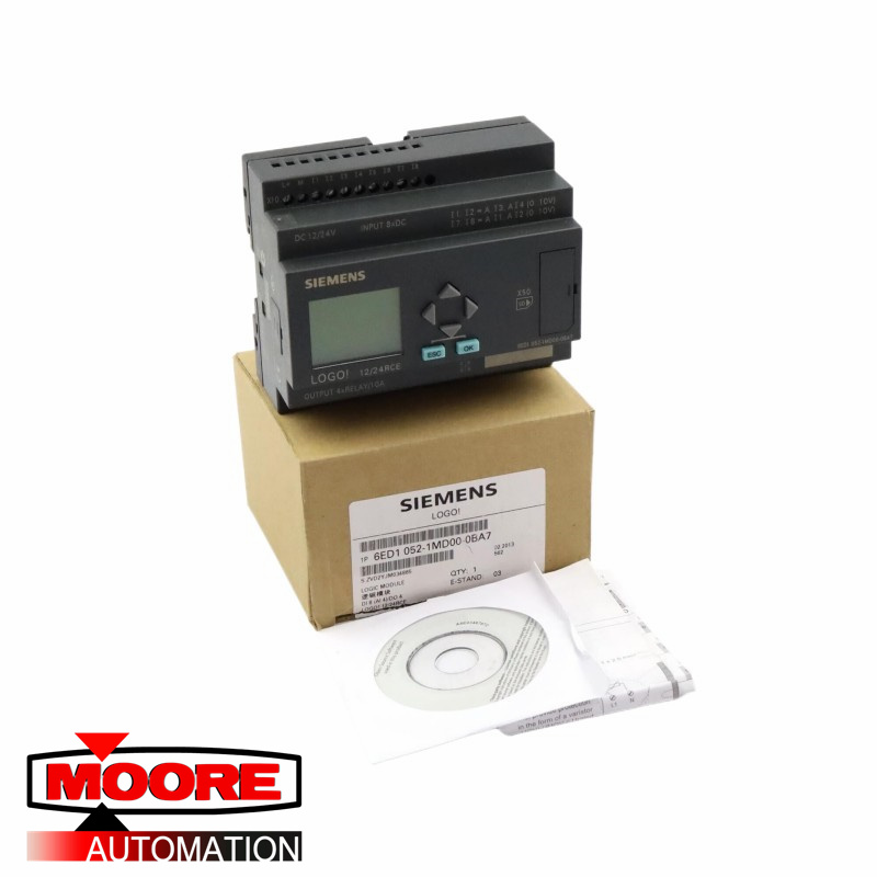 SIEMENS  6ED1052-1MD00-0BA7   LOGO! 12/24RCE Logic Module