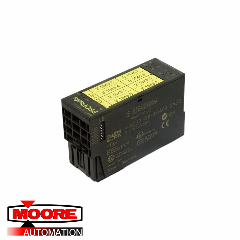 SIEMENS  6ES7138-4FA04-0AB0  Digital Input Module - Profisafe