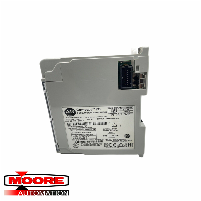 AB 1769-OF8V CompactLogix Analog Voltage Output Module