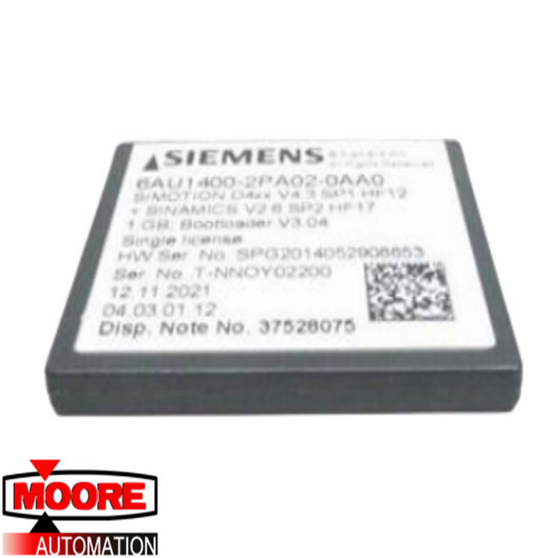 SIEMENS	6AU1400-2PA02-0AA0 Compact Flash Card