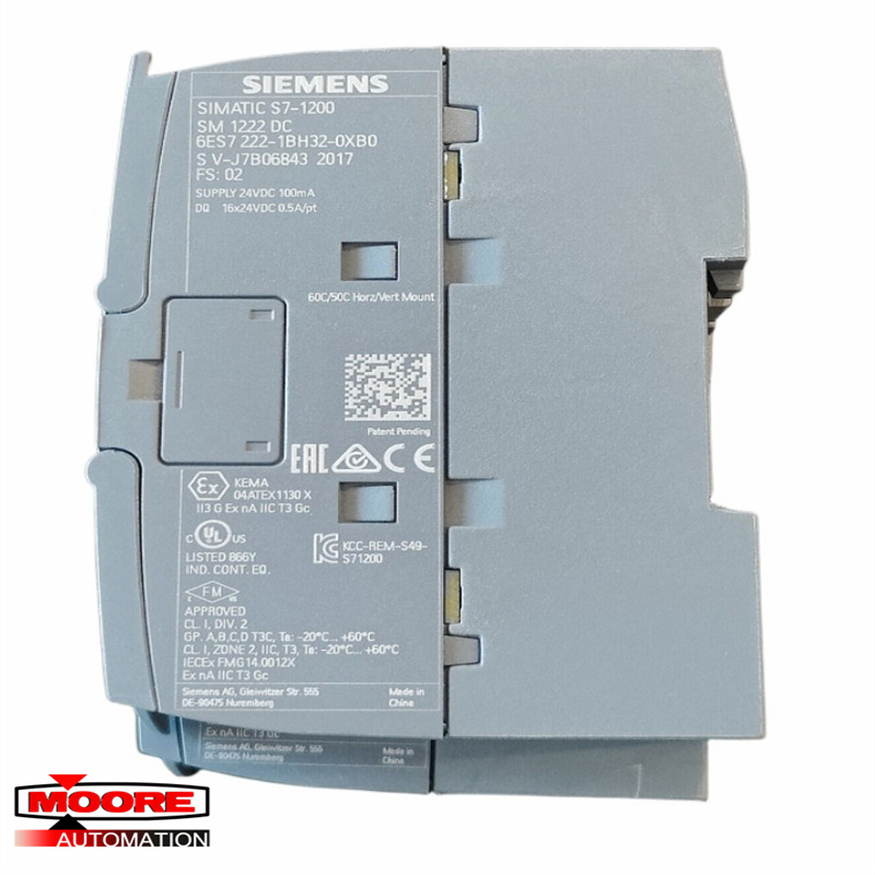 SIEMENS 6ES7222-1BH32-0XB0 DIGITAL OUTPUT MODULE