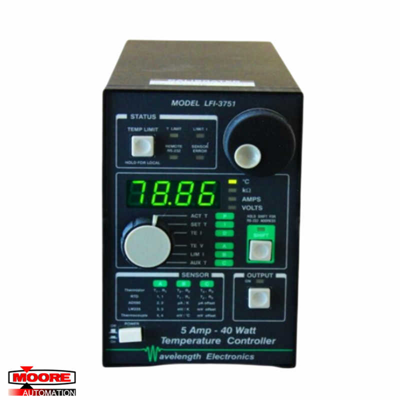 WAVELENGTH ELECTRONICS LFI-3751 Performance temperature controller