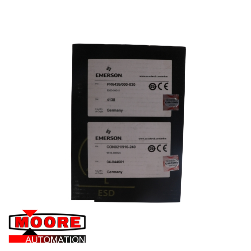 EMERSON PR6426/000-030 CON021/916-120 Eddy Current Sensor