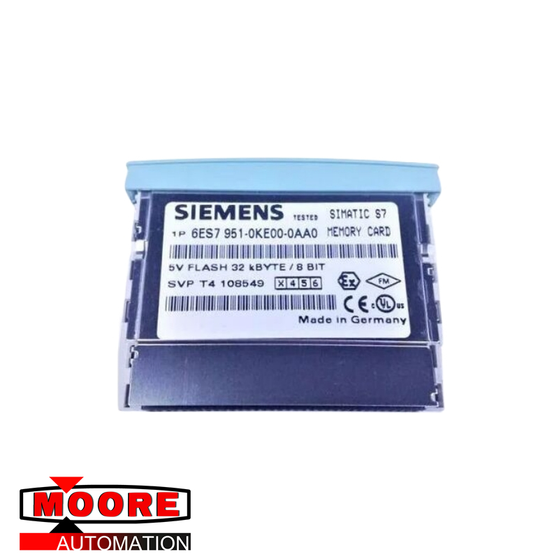 SIEMENS 6ES7951-0KE00-0AA0 Flash Memory Card - 32KB