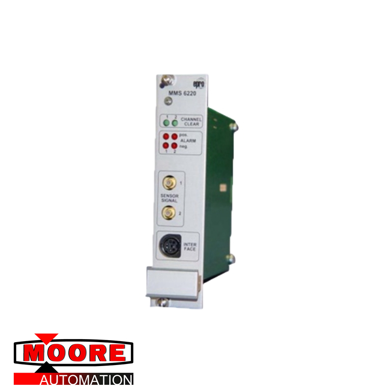 EMERSON MMS6220 Dual Channel Shaft Eccentricity Monitor