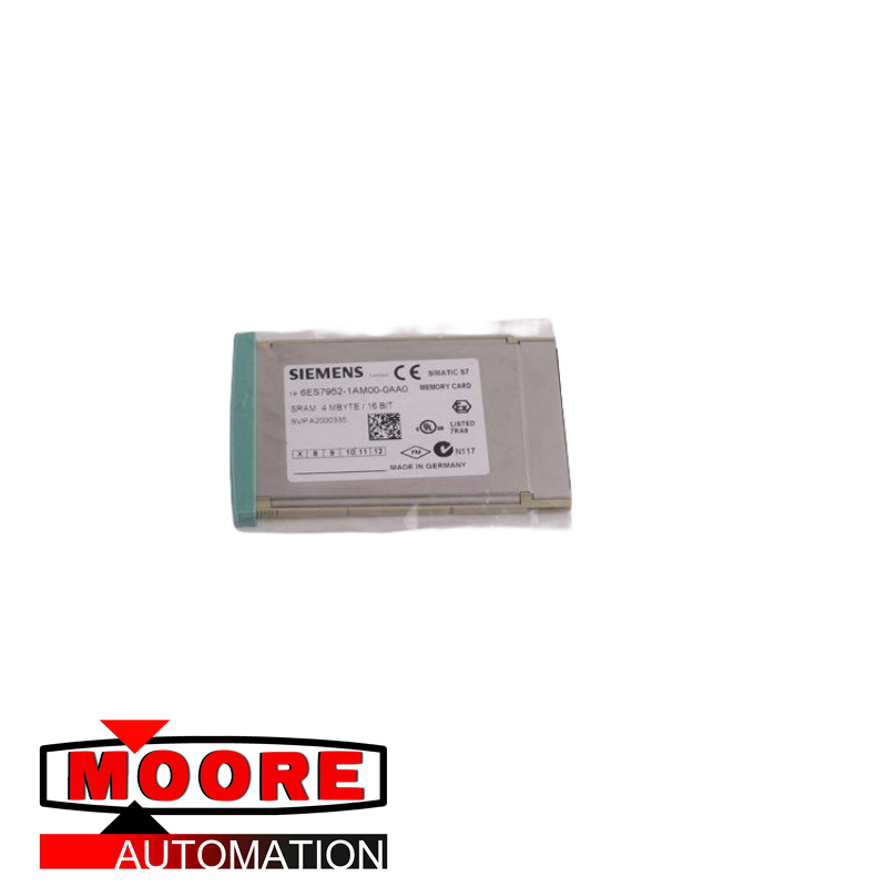 SIEMENS	6ES7952-1AM00-0AA0  RAM Memory Card
