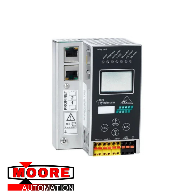 Bihl+Wiedemann BWU3363 PROFINET Gateway in Stainless Steel, 2 masters