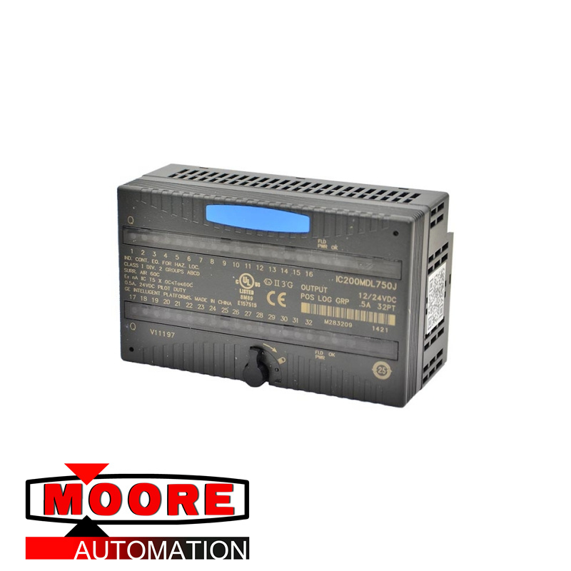 GE IC200MDL750E Output Module 12/24VDC