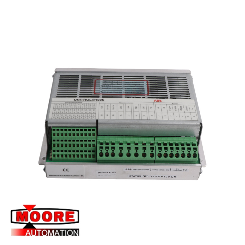 ABB 3BHE043576R0011 UNITROL 1005-0011 ECO Regulator