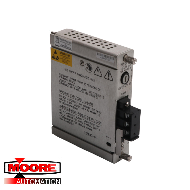 Bently Nevada 125840-01 Power Input Module