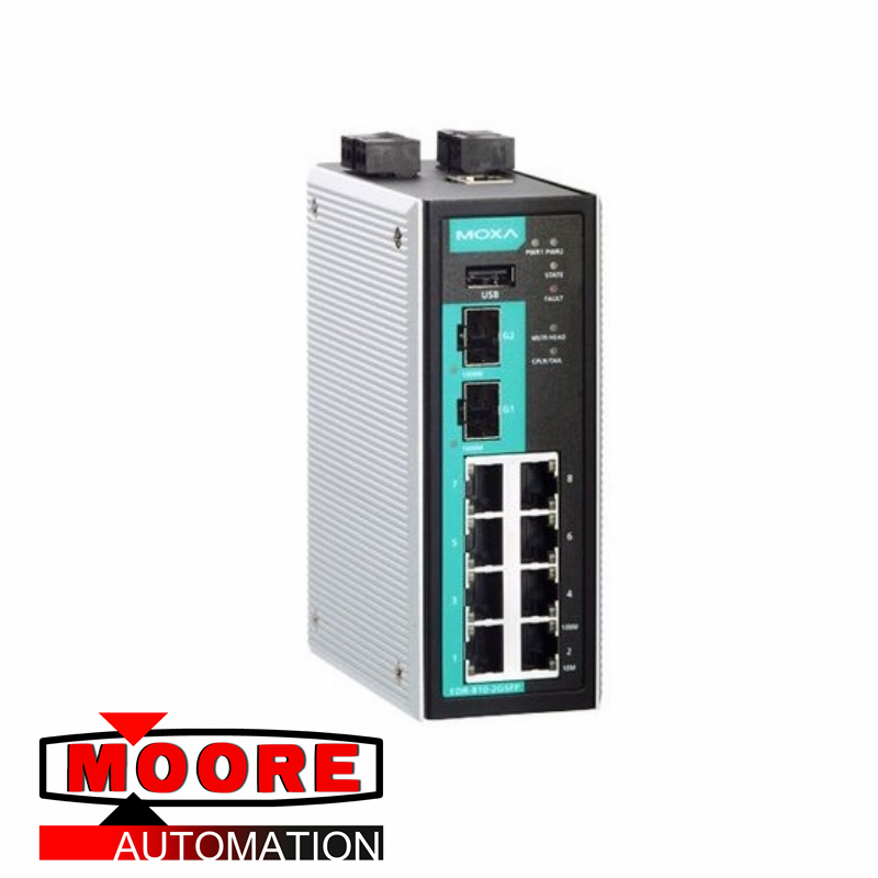 MOXA EDR-810-2GSFP-T Ethernet Router Switch