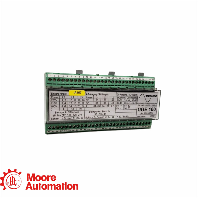 Bremer Transformatoren UGE100 Voltage Detection Module