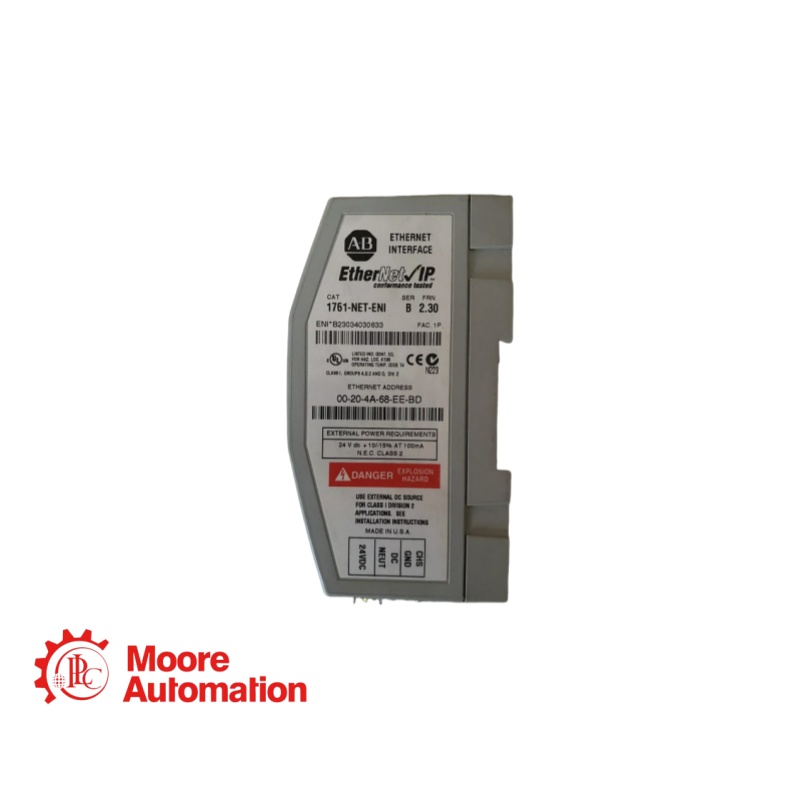 AB 1761-ENT-ENI Ethernet Interface Module