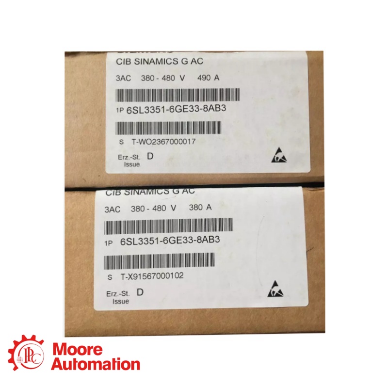 SIEMENS 6SL3351-6GE33-8AB3 Control Unit