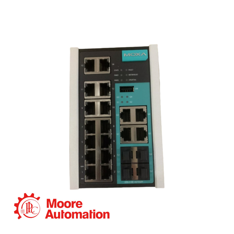 MOXA EDS-518E-4GTXSFP-T Layer 2 Managed Switches