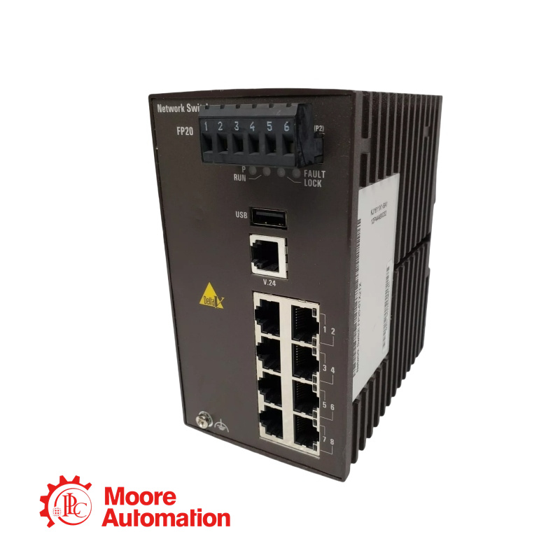 EMERSON FP20-6TX2TX KJ1611X1-BA1 12P4448X032 Network Switch Module