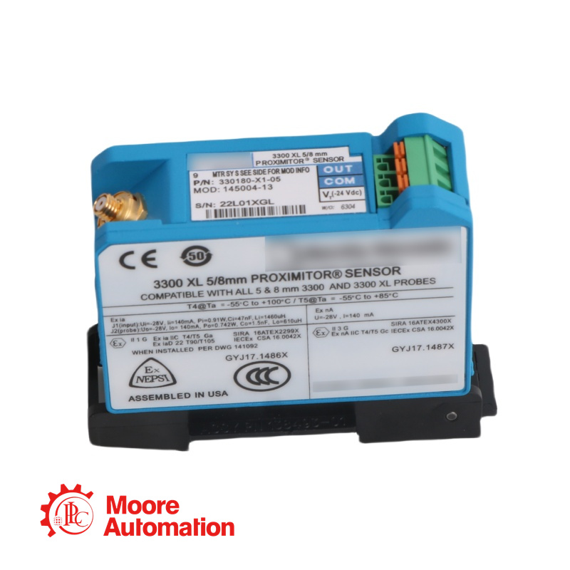 Bently Nevada 330180-X1-00 MOD 145004-63 3300 XL Proximitor Sensor